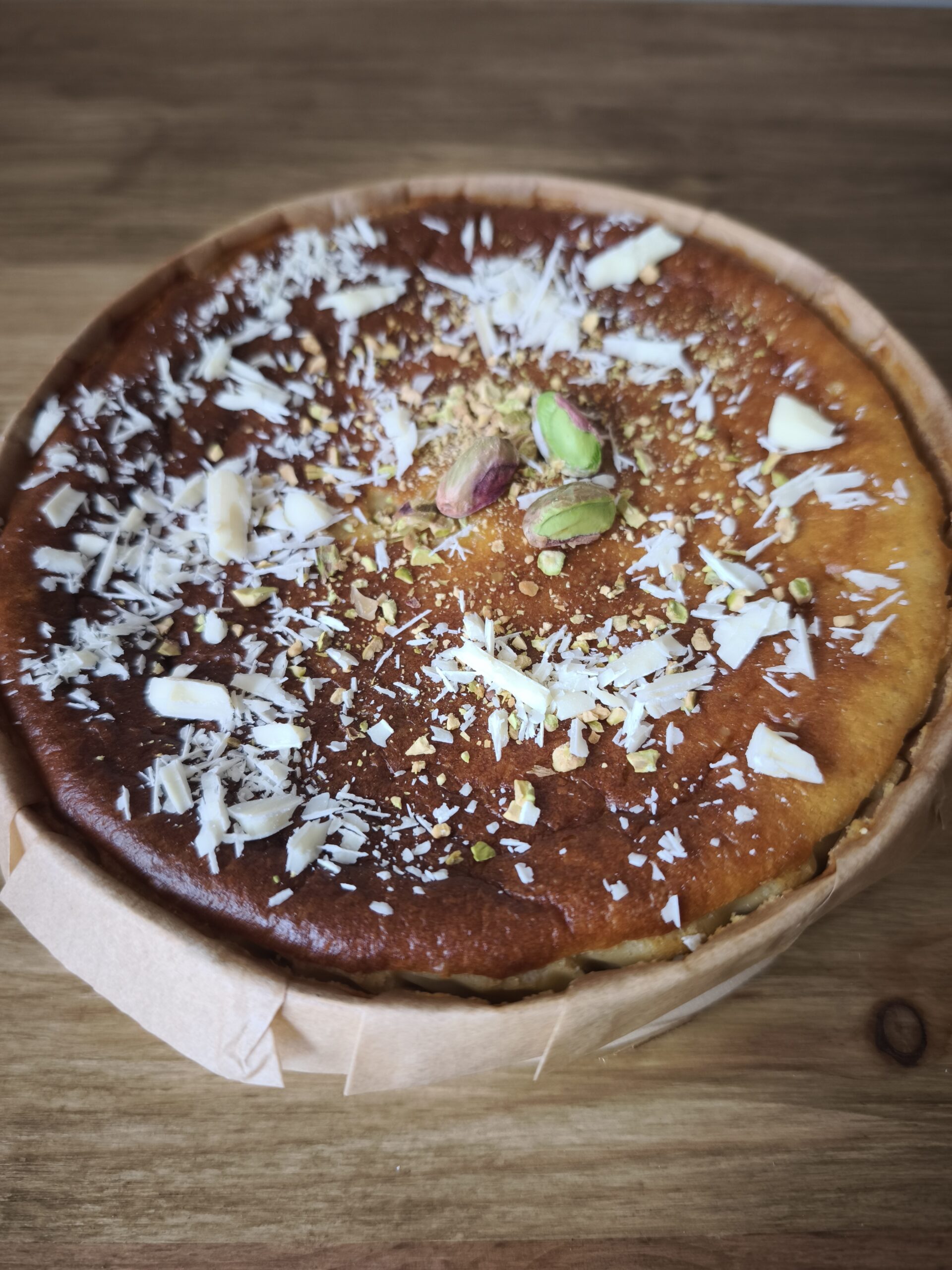 🌰 Tarta de queso, chocolate blanco y pistacho - Imagen 2